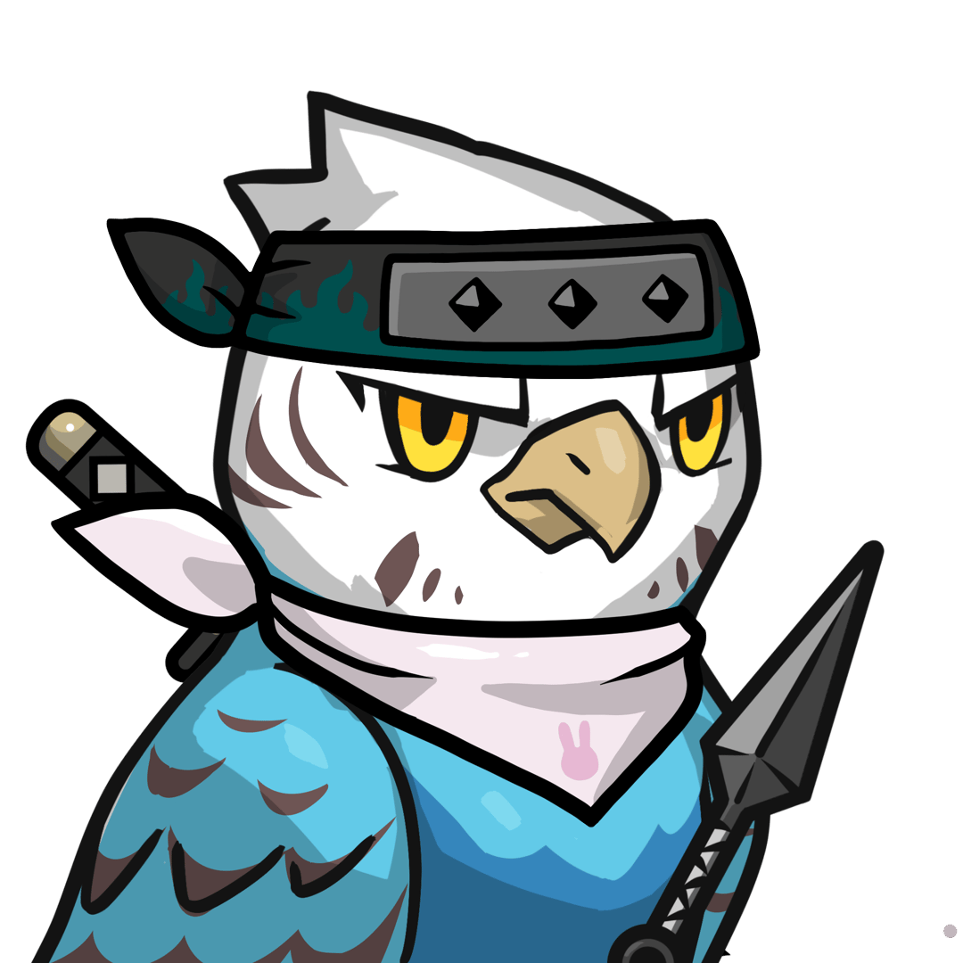 Narukami-Blue budgie #04838