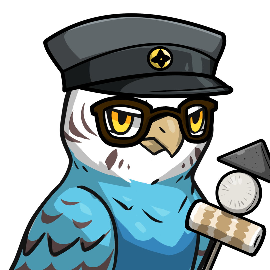 Narukami-Blue budgie #05129