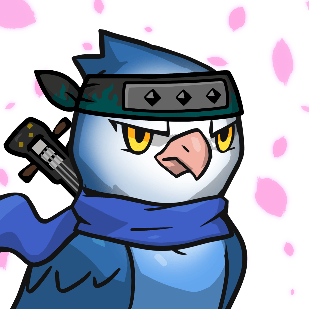 Narukami-Rosy-faced lovebird(blue) #06067