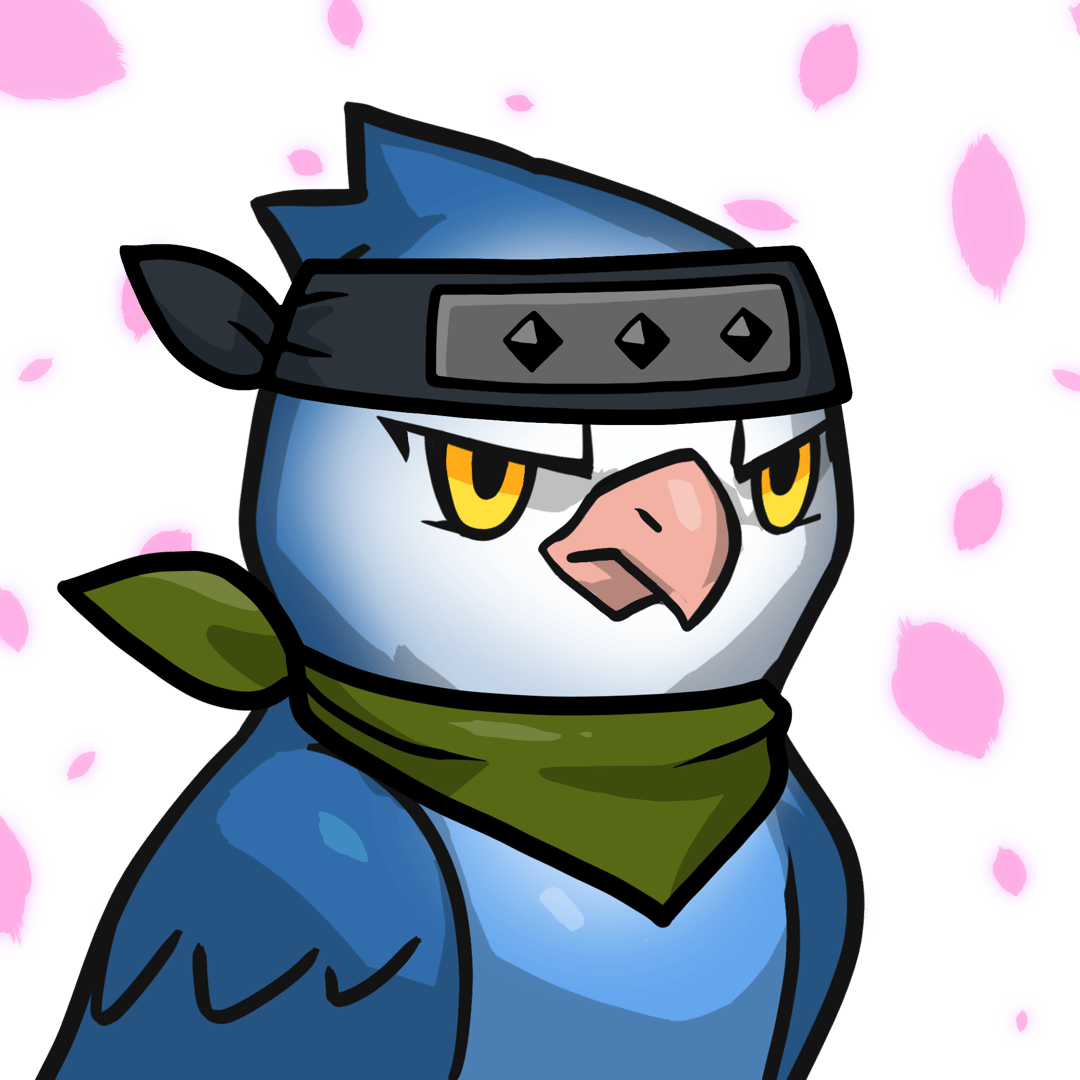 Narukami-Rosy-faced lovebird(blue) #06068