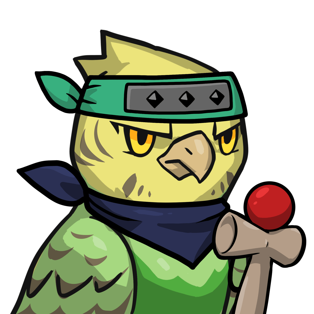 Narukami-Yellow budgie #06408