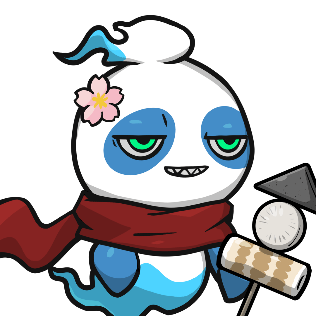 Mitama-Blue panda #06716