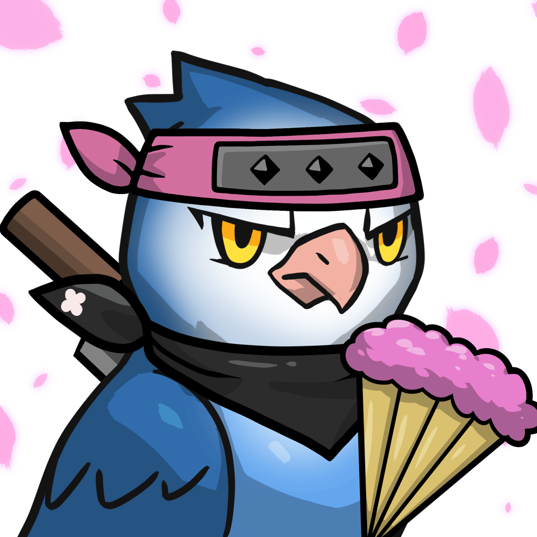 Narukami-Rosy-faced lovebird(blue) #06826