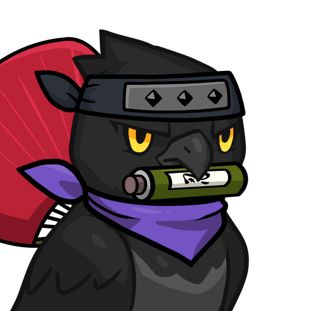 Narukami-Crow(scroll) #06840