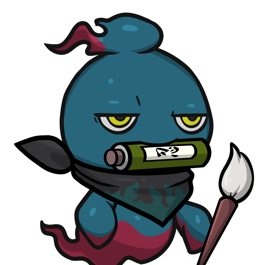 Mitama-Darkblue(scroll) #06917