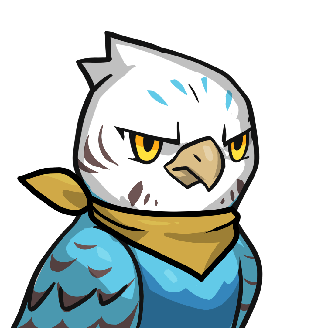 Narukami-Blue budgie #06978