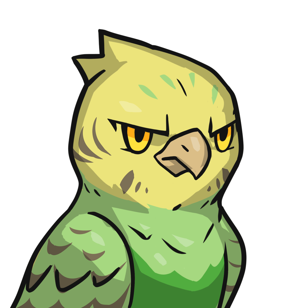 ［Locked］Narukami-Yellow budgie #00073