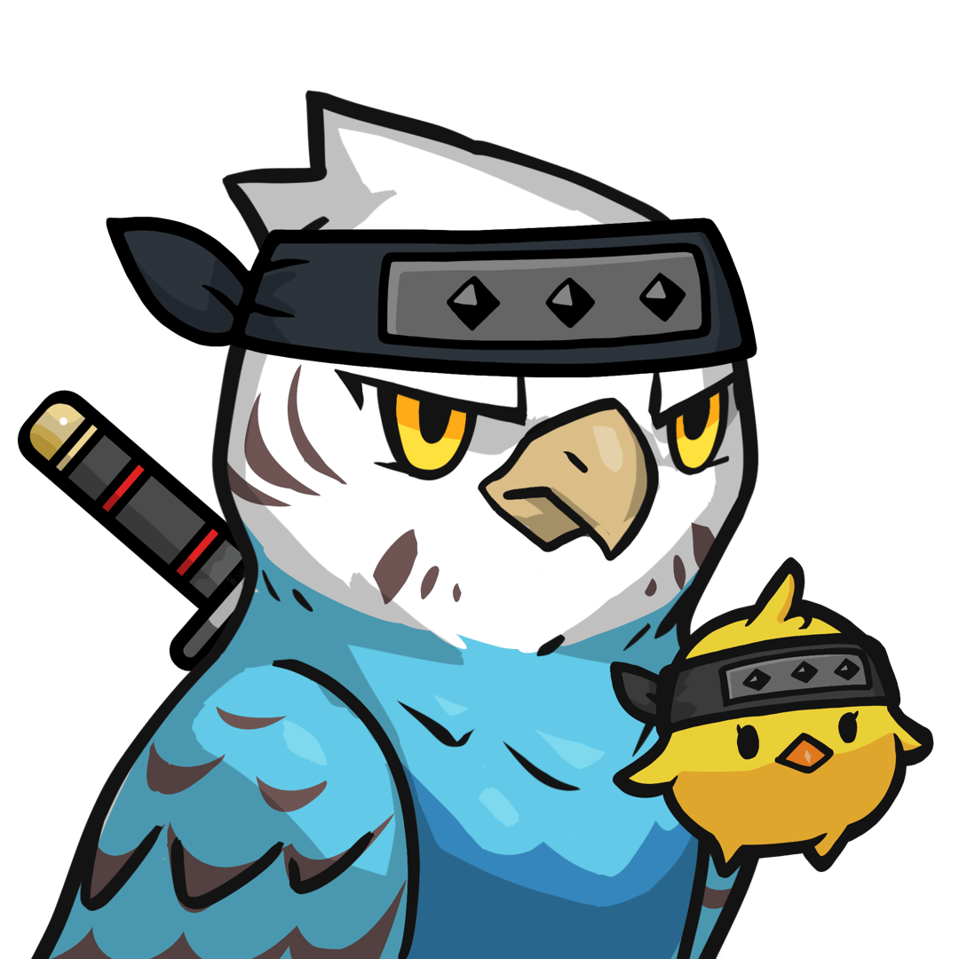 Narukami-Blue budgie #07371