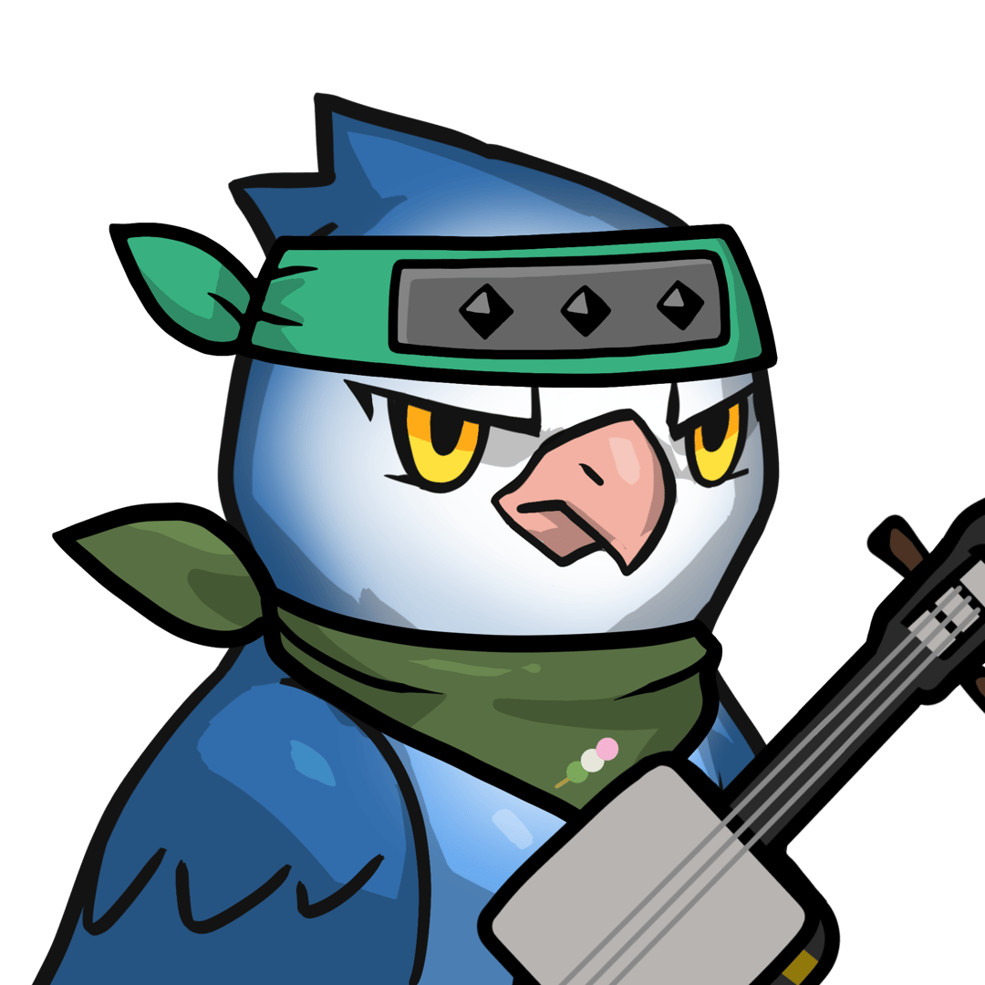 Narukami-Rosy-faced lovebird(blue) #07451