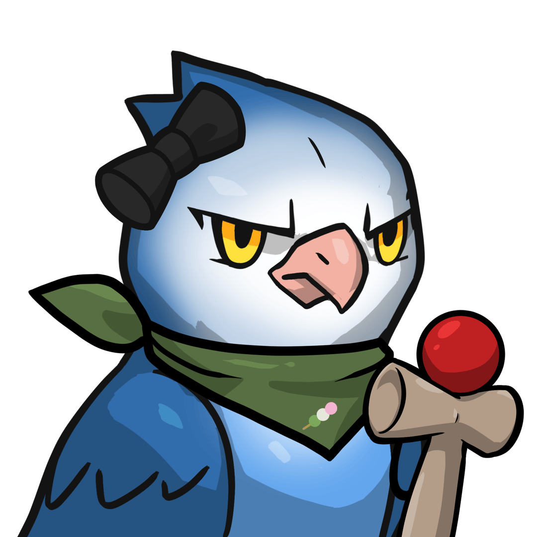 Narukami-Rosy-faced lovebird(blue) #07842