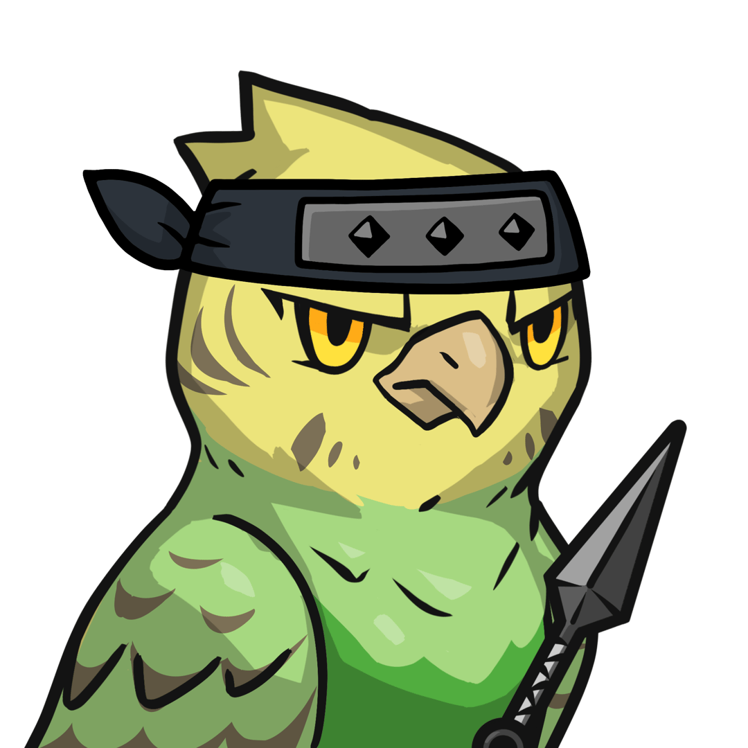 Narukami-Yellow budgie #08003