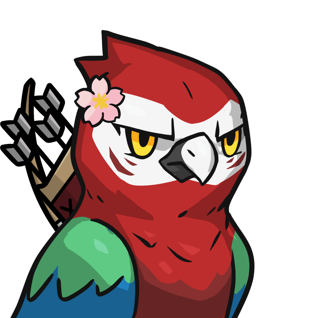 Narukami-Scarlet macaw #08315