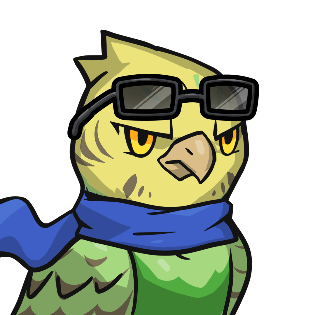 Narukami-Yellow budgie #08420