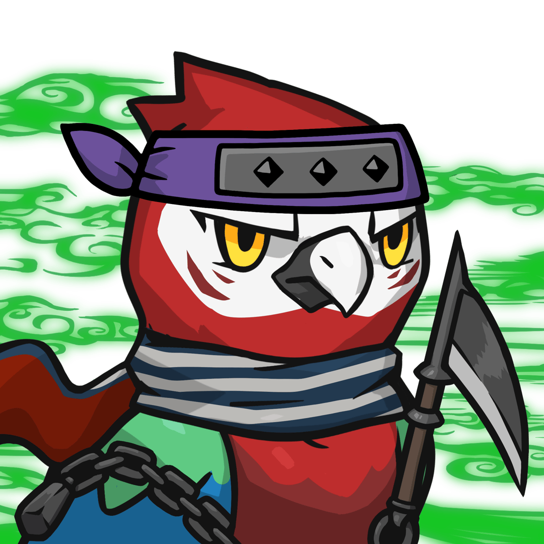 Narukami-Scarlet macaw #08574