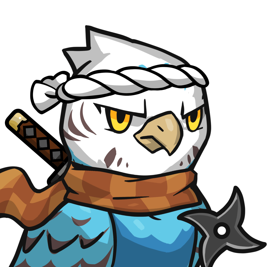 Narukami-Blue budgie #08732