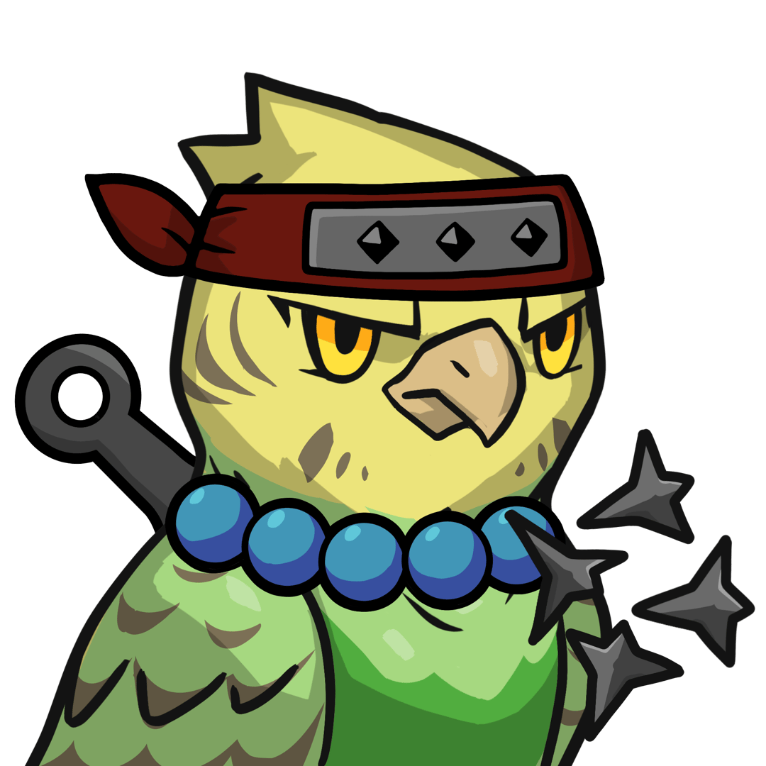 Narukami-Yellow budgie #08890