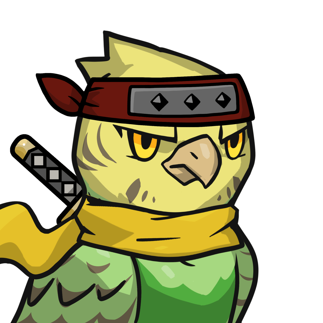 Narukami-Yellow budgie #09082