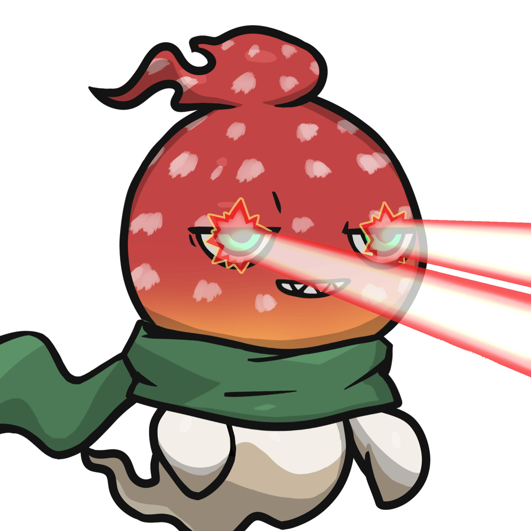 Mitama-Red Mushroom #09181