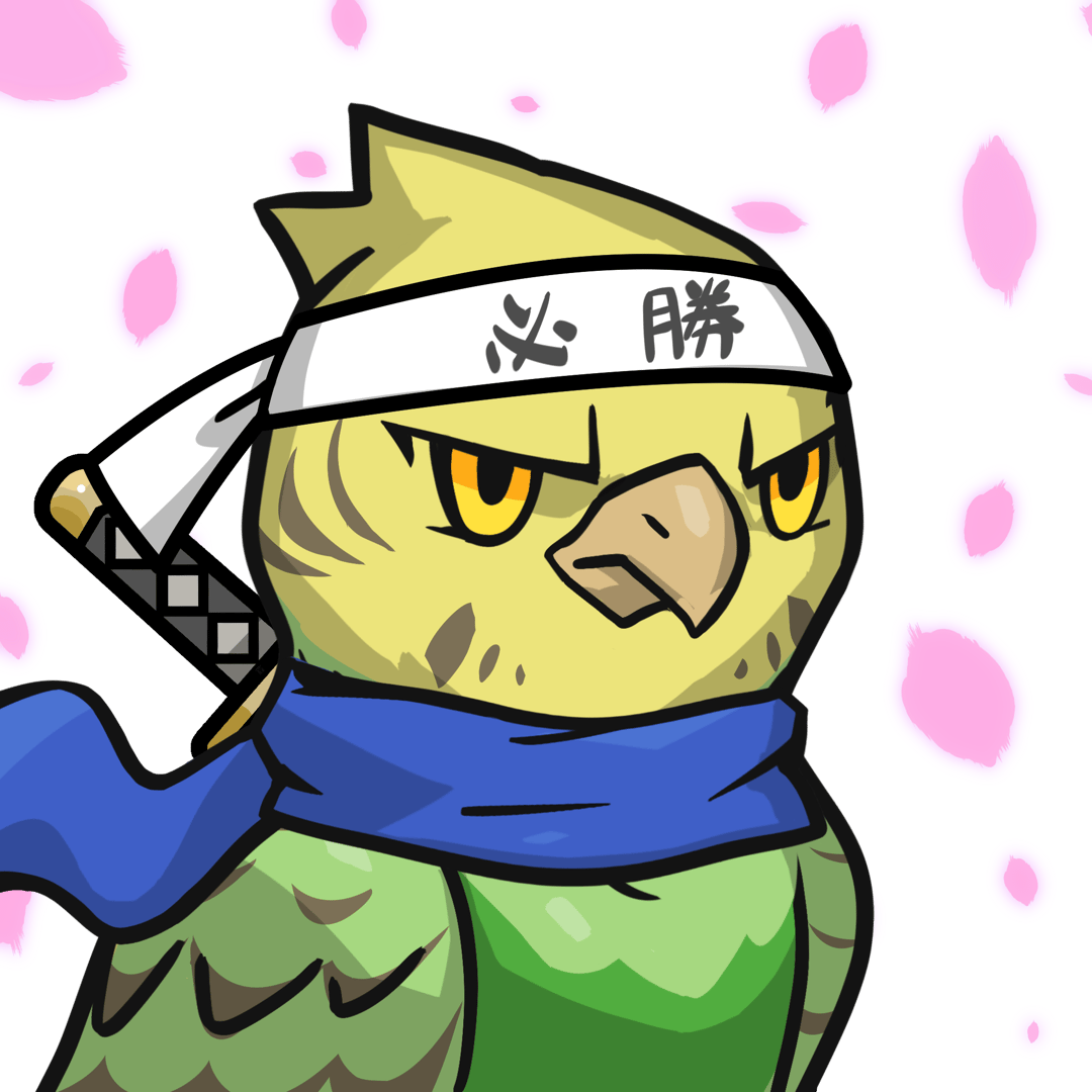 Narukami-Yellow budgie #09230