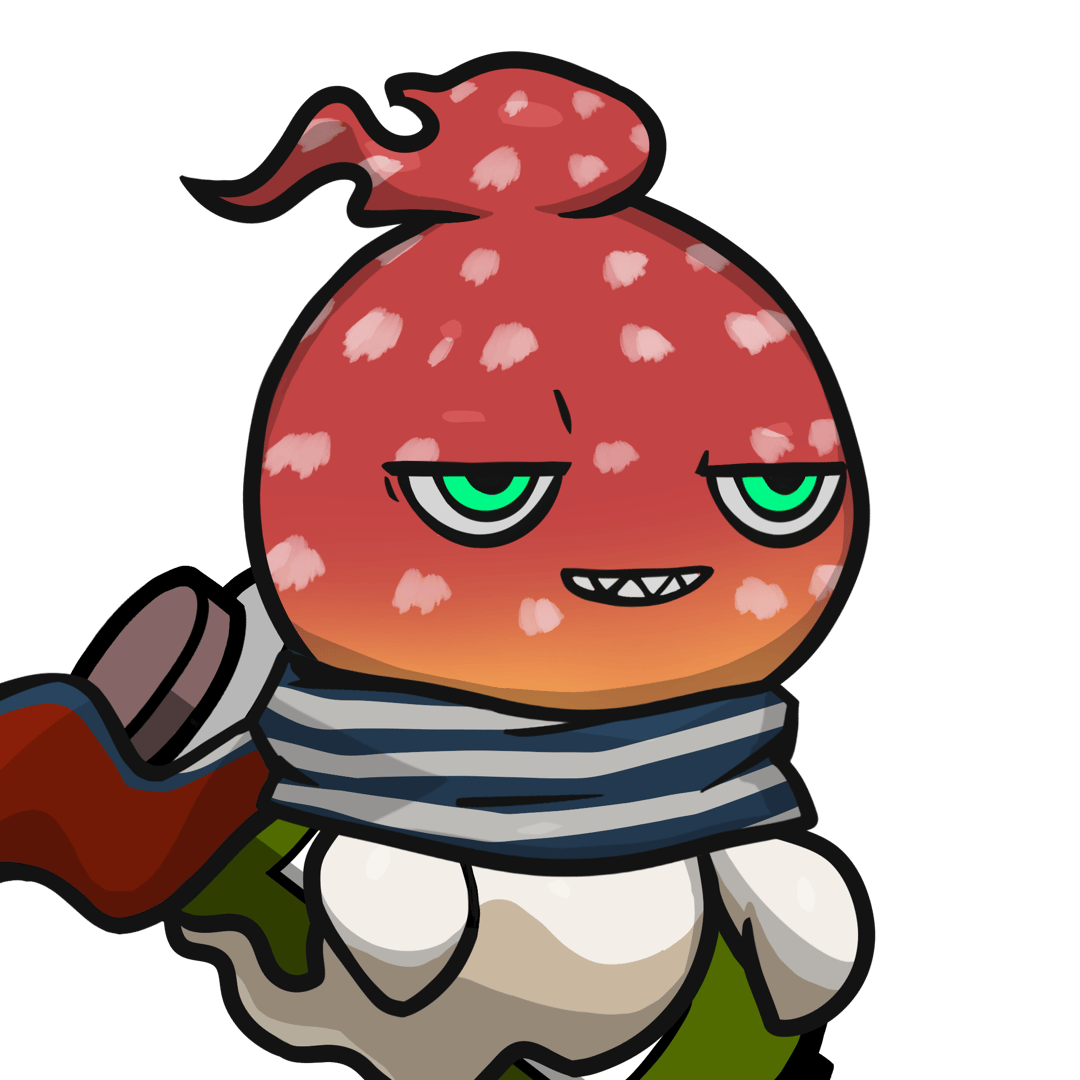 Mitama-Red Mushroom #09528