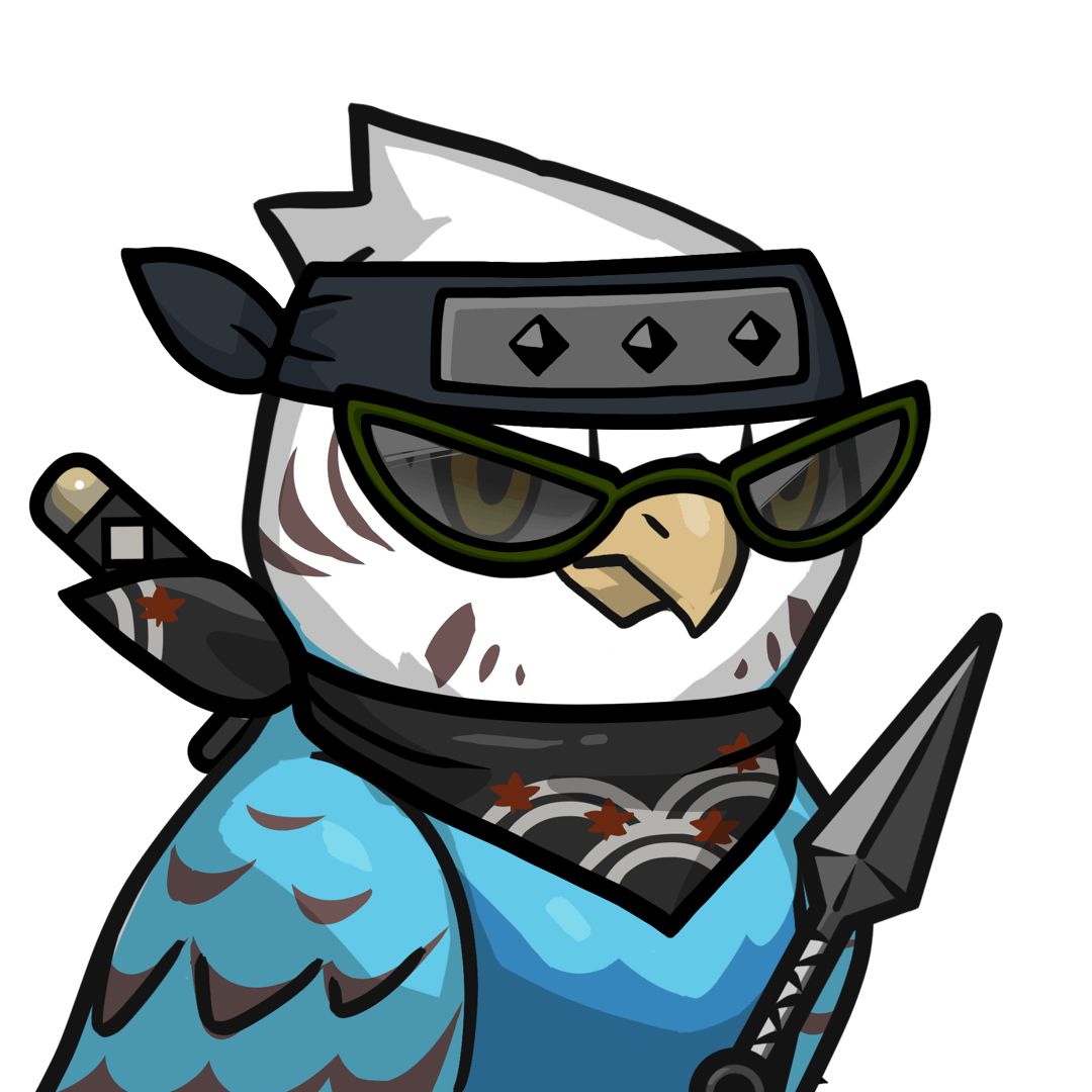 Narukami-Blue budgie #09640