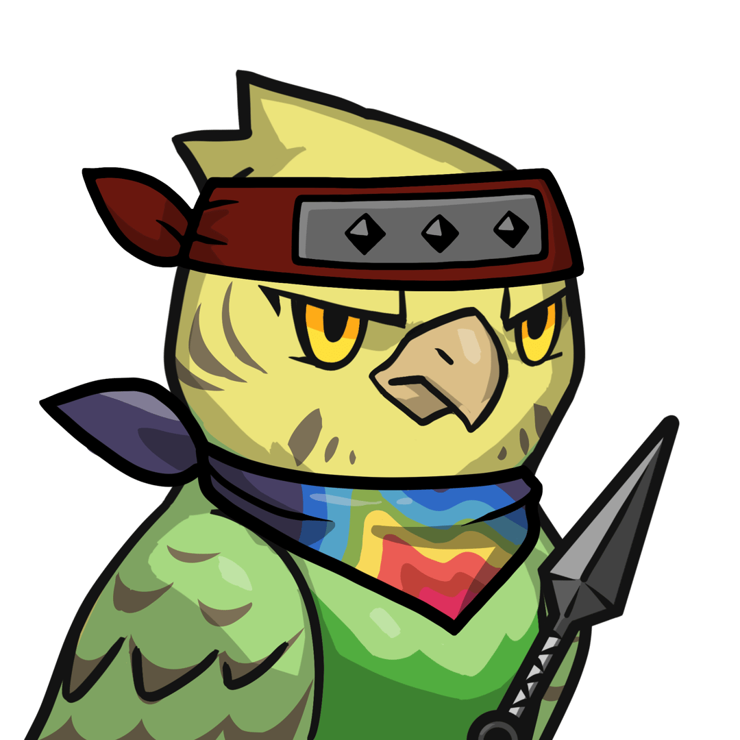 Narukami-Yellow budgie #09876