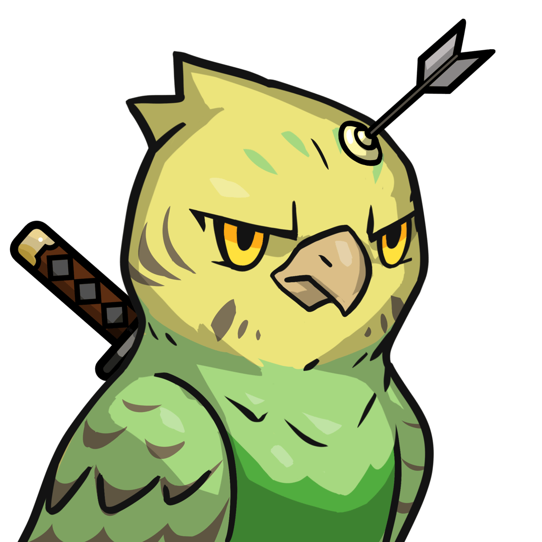 Narukami-Yellow budgie #09971