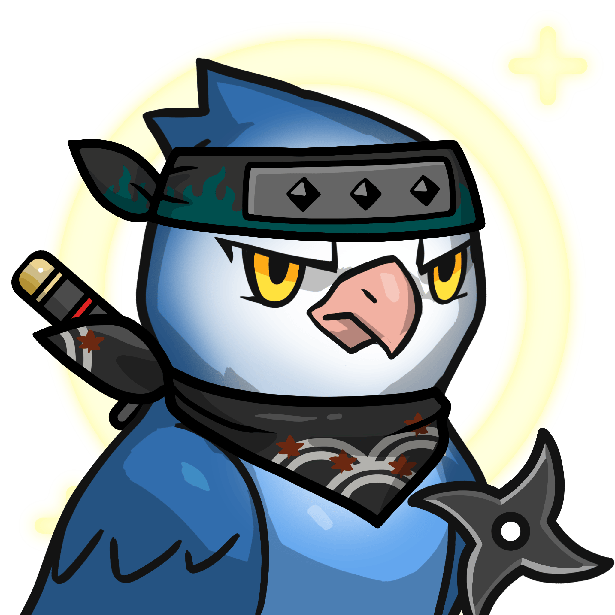 Narukami-Rosy-faced lovebird(blue) #10070