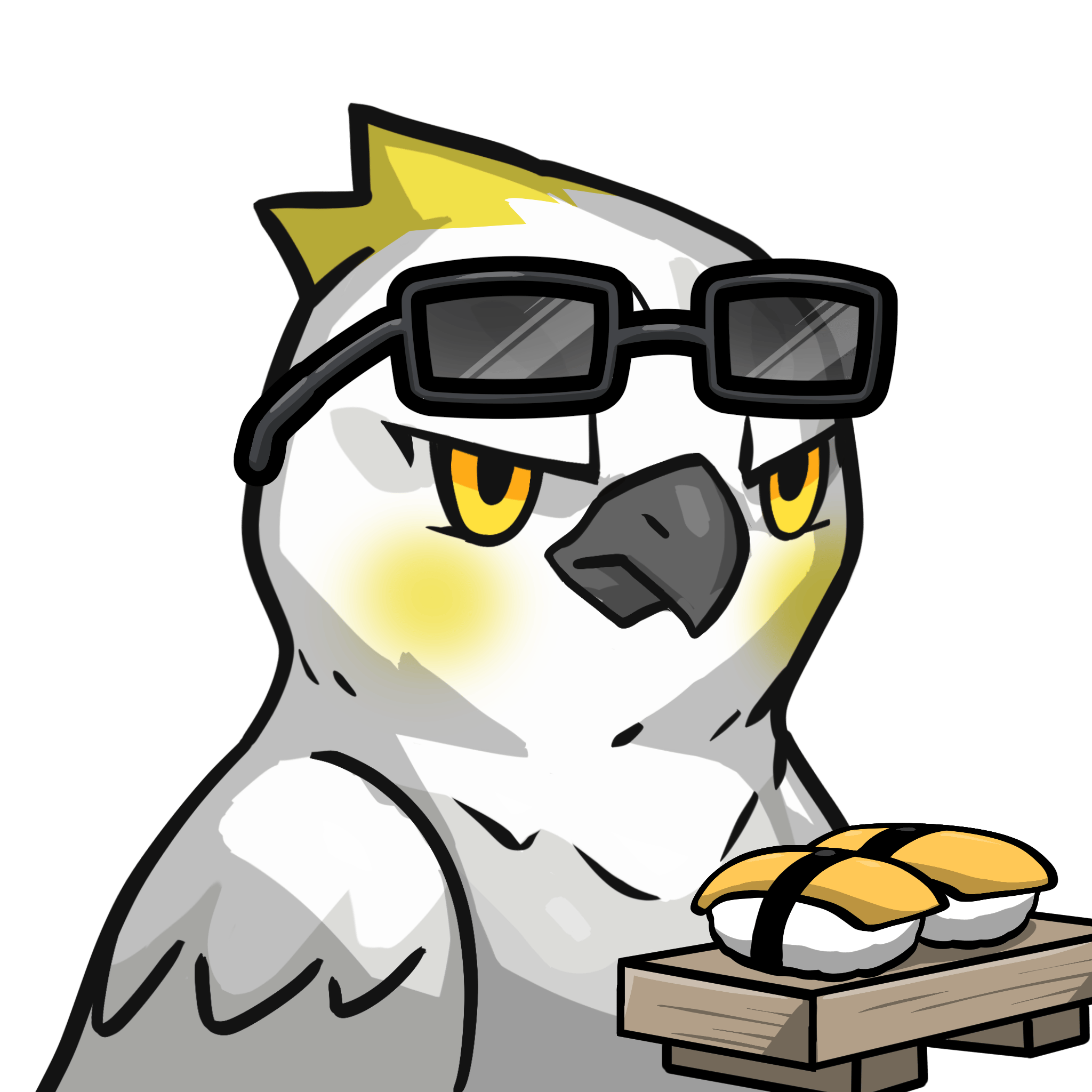 Narukami-Yellow-crested cockatoo #10116