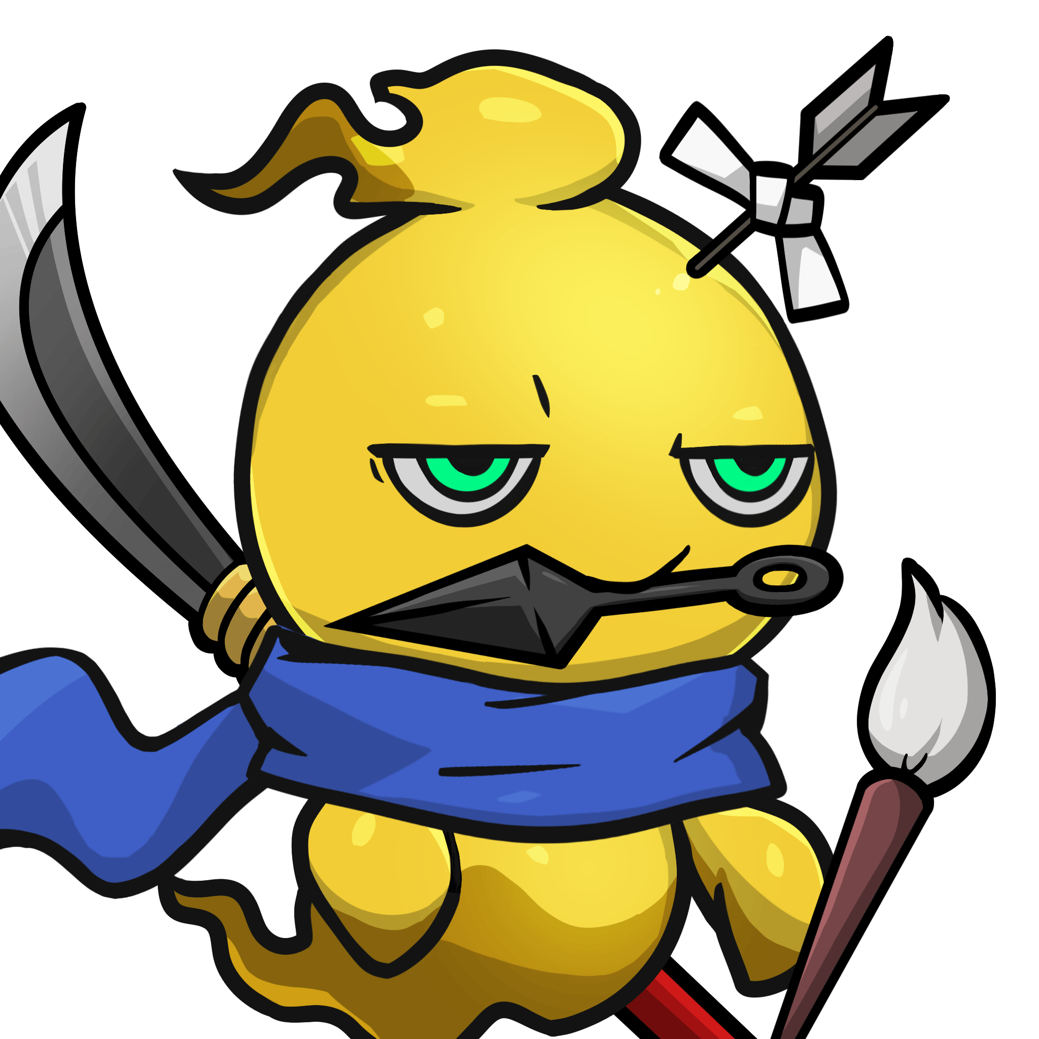 Mitama-Gold(kunai) #10215