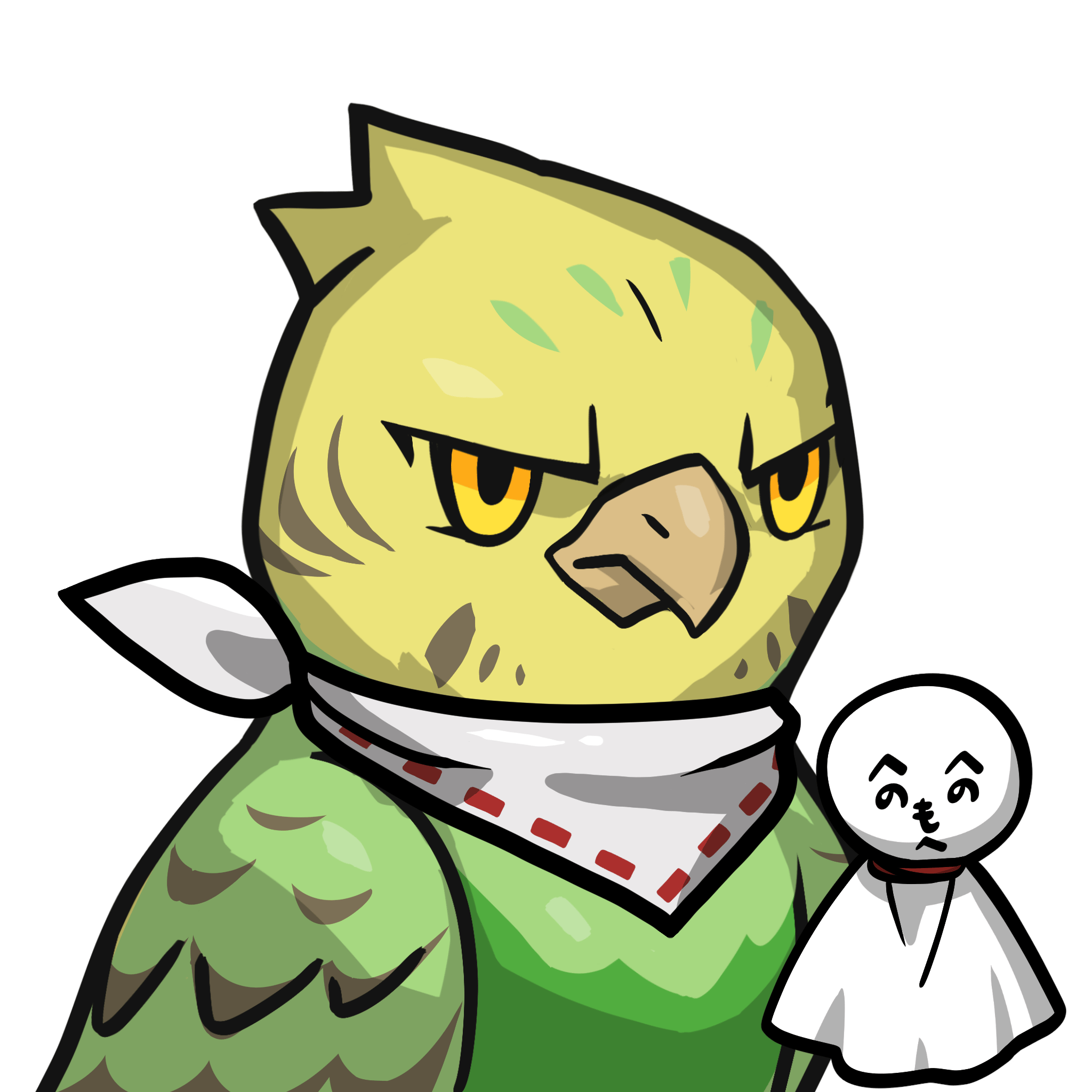 Narukami-Yellow budgie #10341