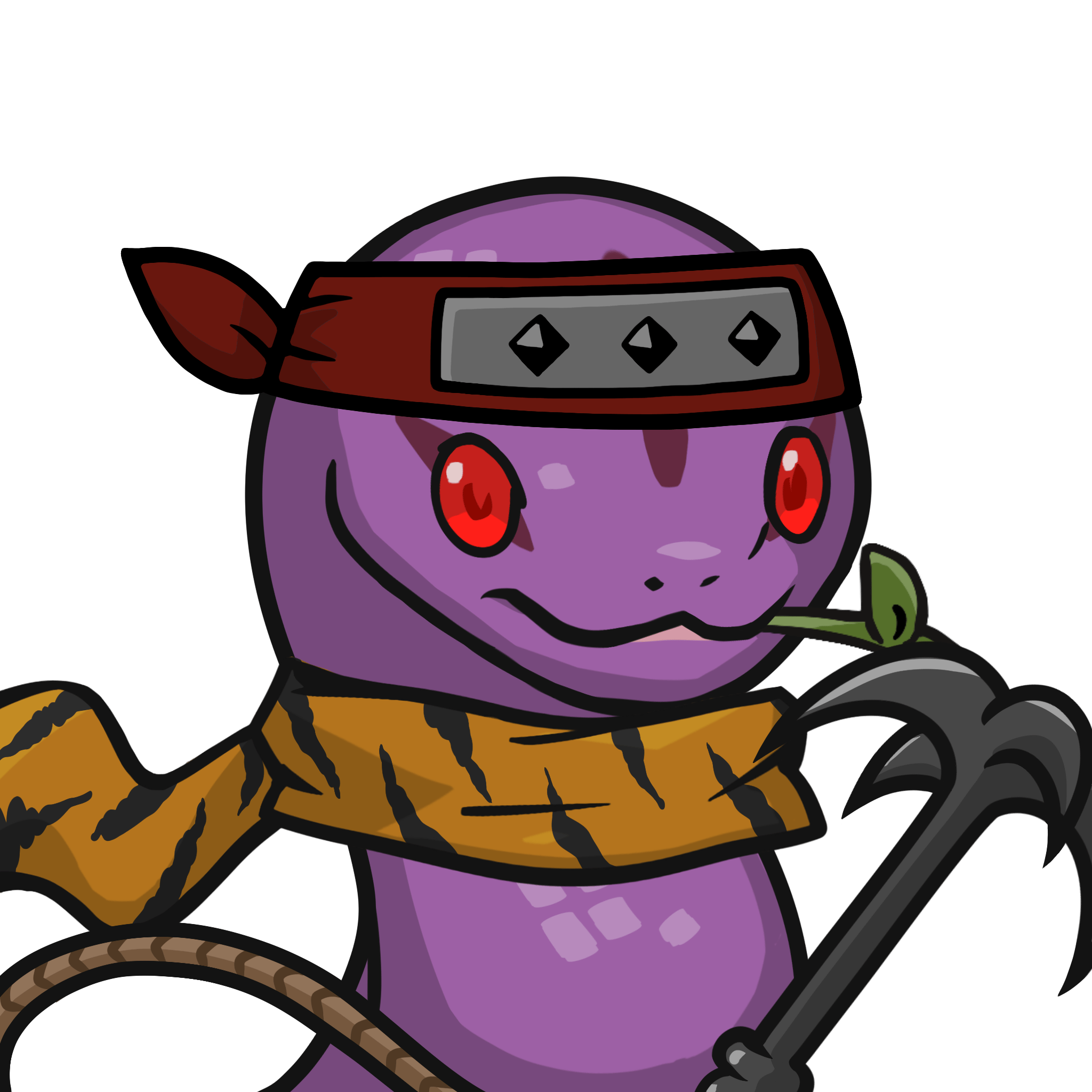Orochi-Purple(leaf) #10383