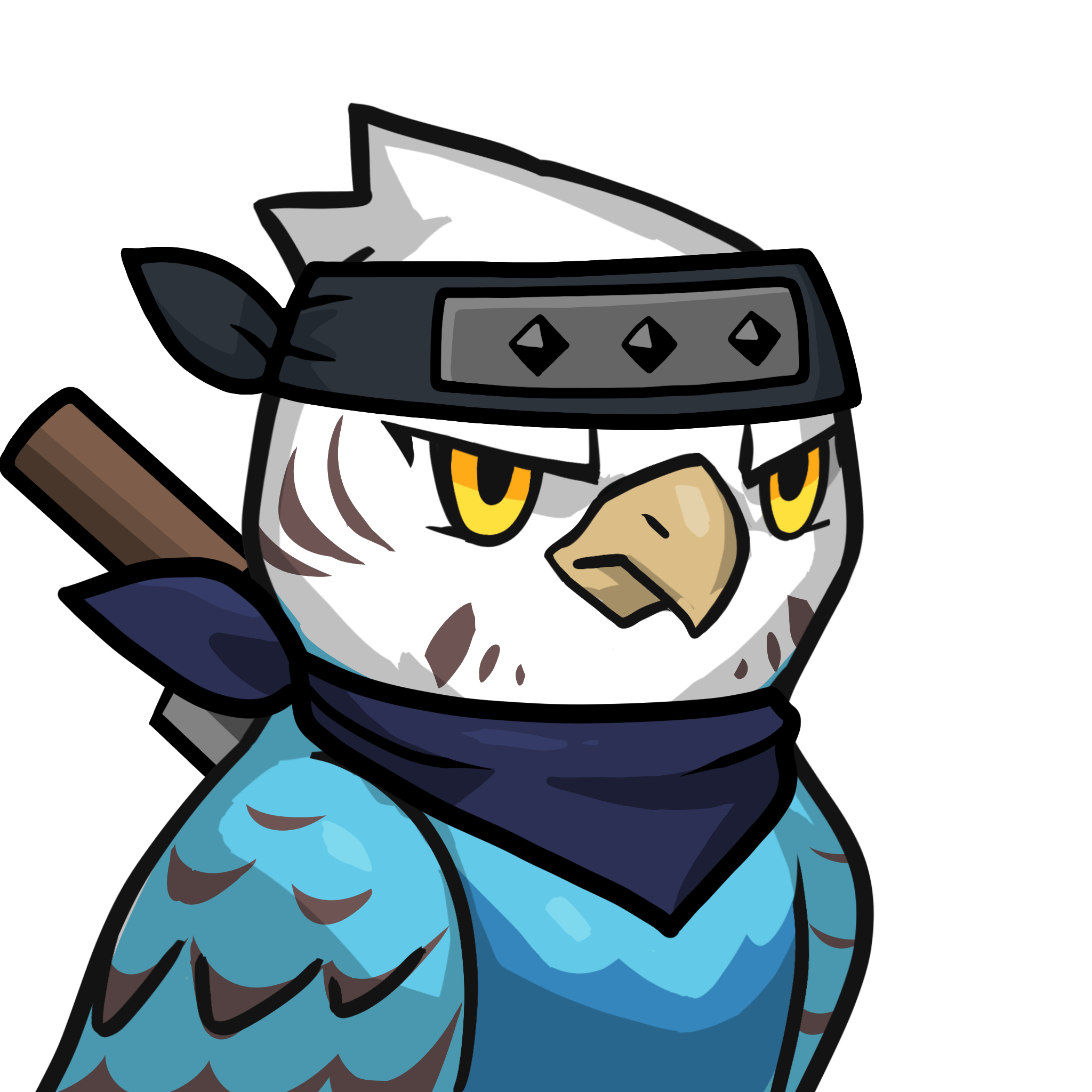 Narukami-Blue budgie #10405