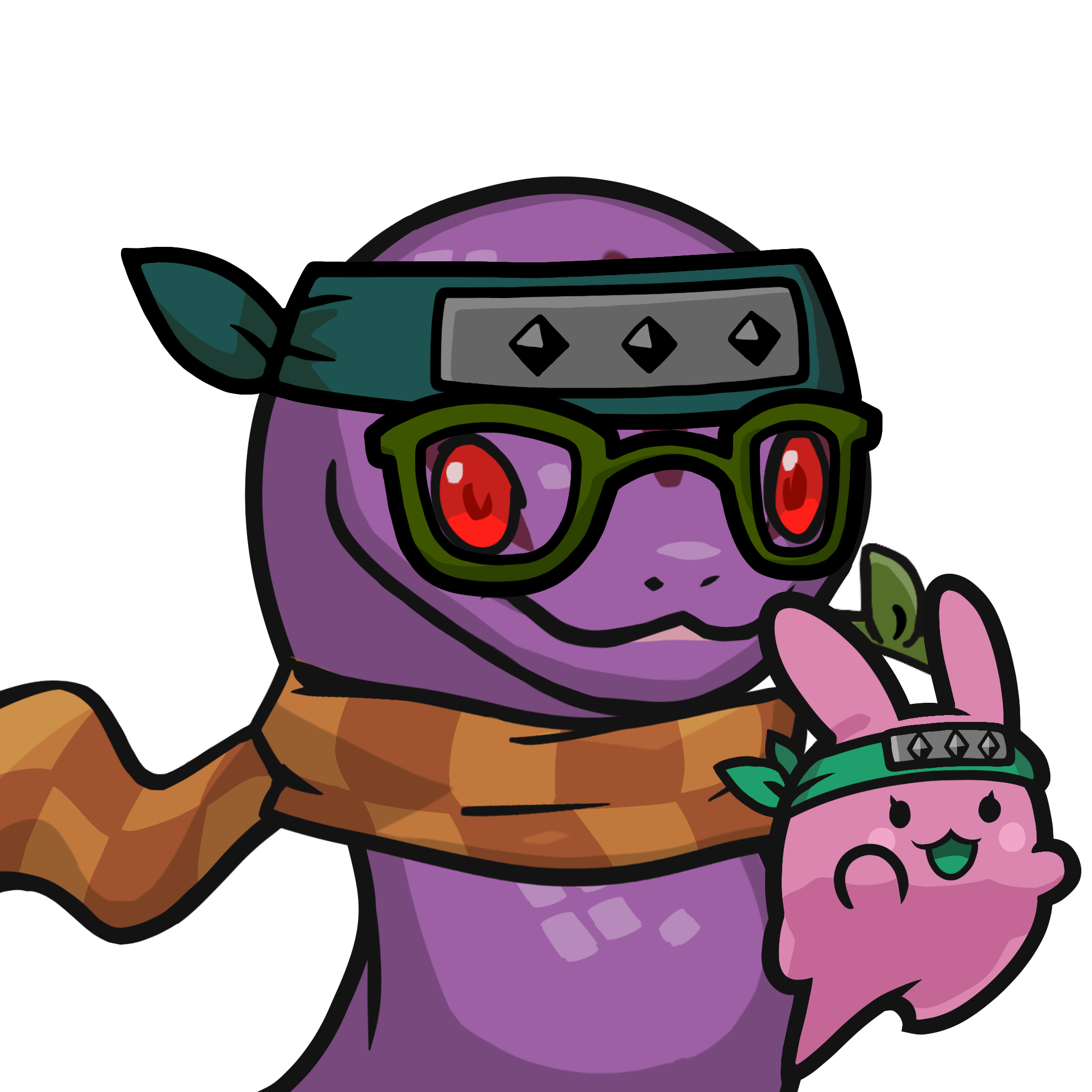 Orochi-Purple(leaf) #10545