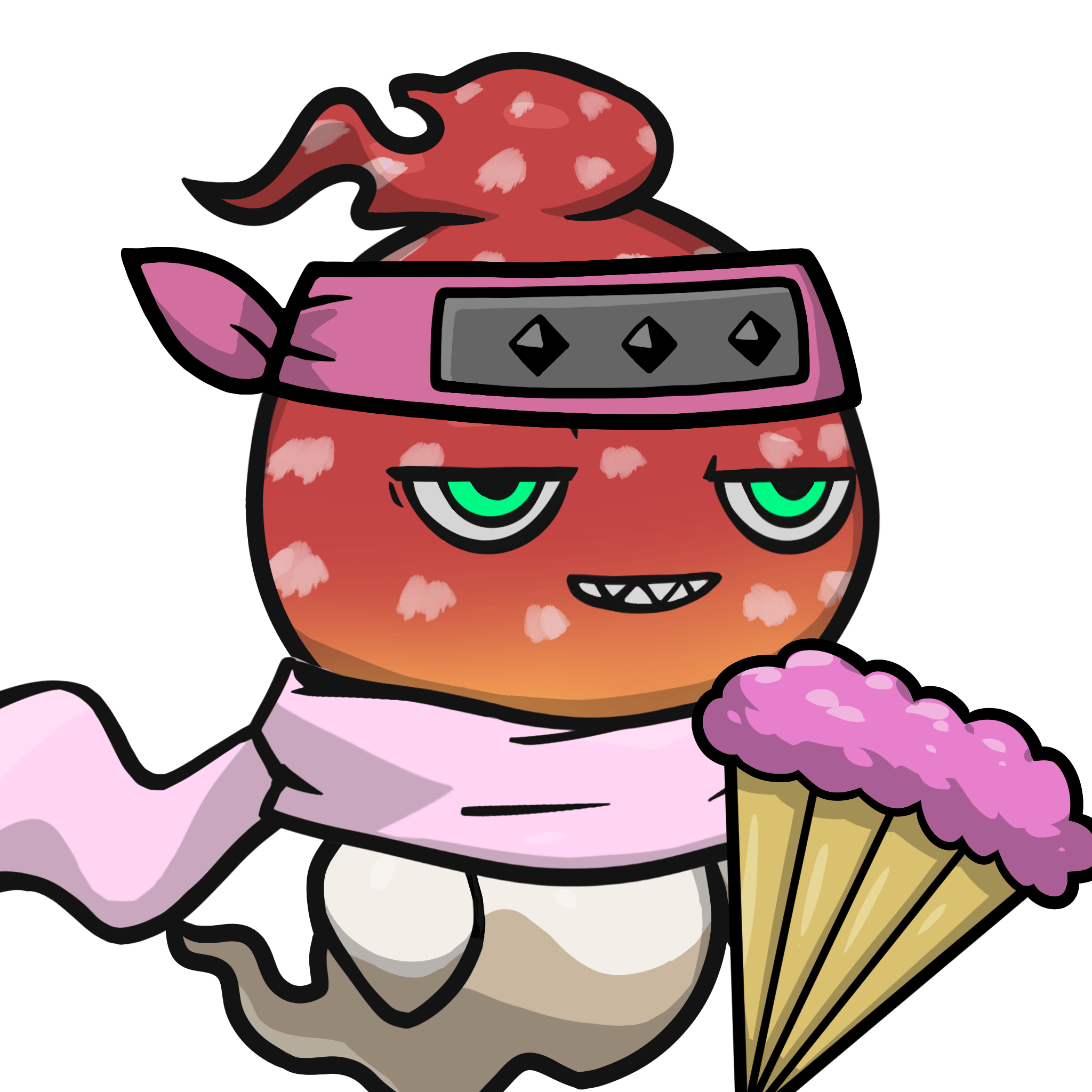 Mitama-Red Mushroom #10613