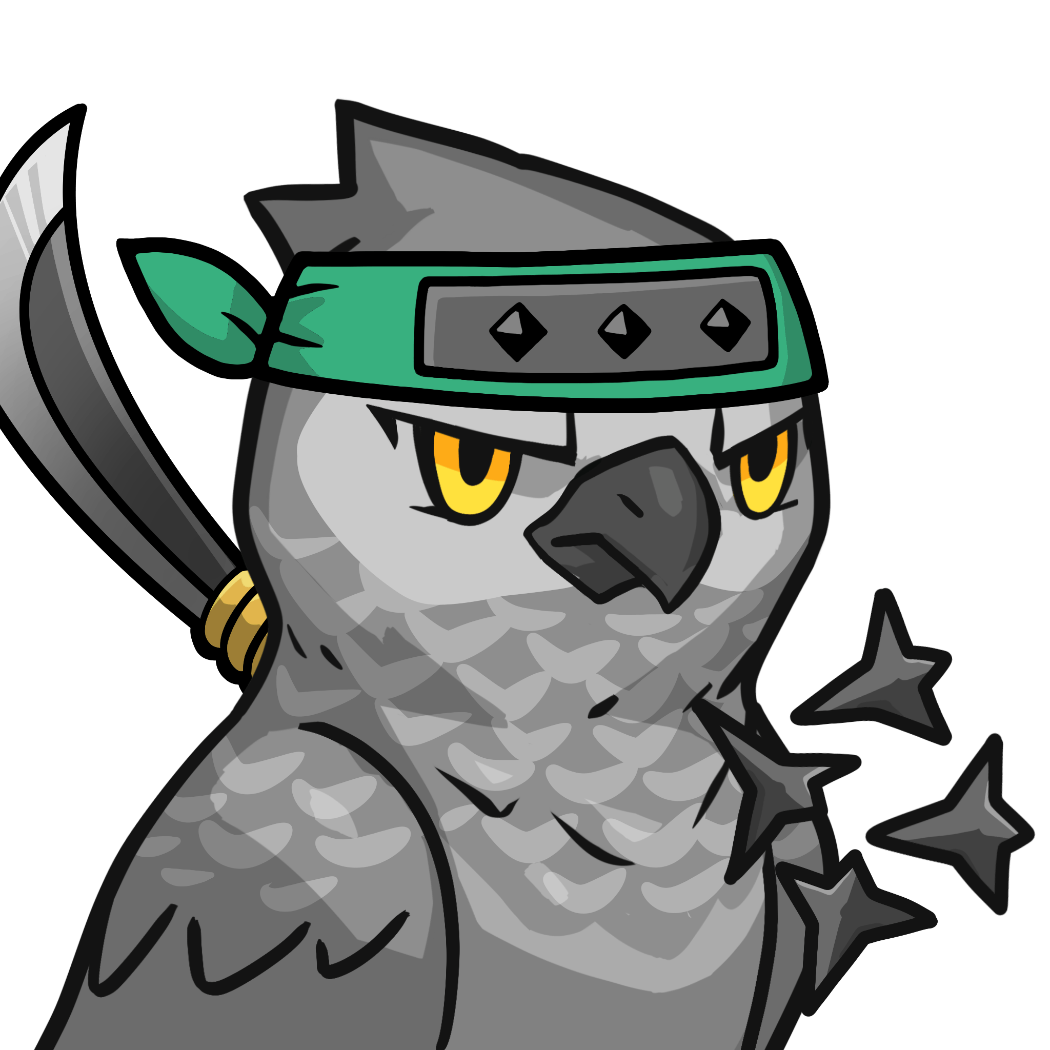 Narukami-Grey parrot #10659