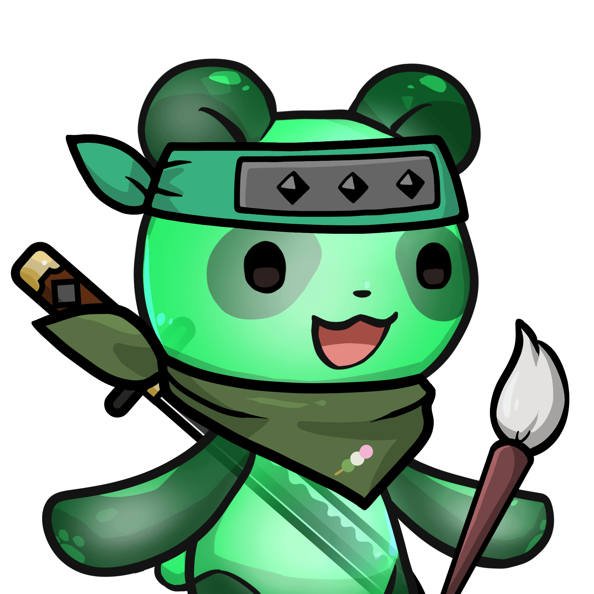 Leelee-Gummypanda-melon #10691