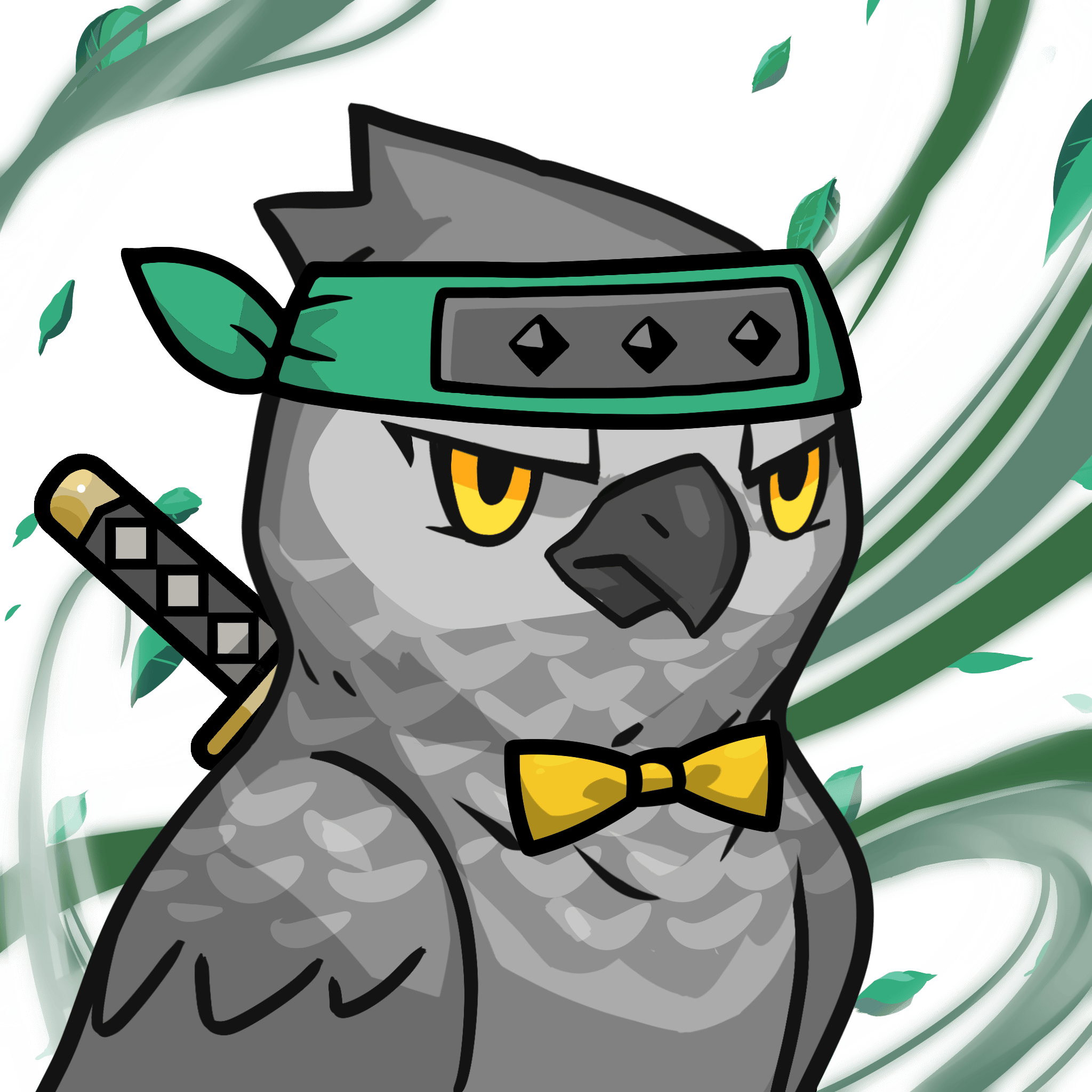 Narukami-Grey parrot #10786