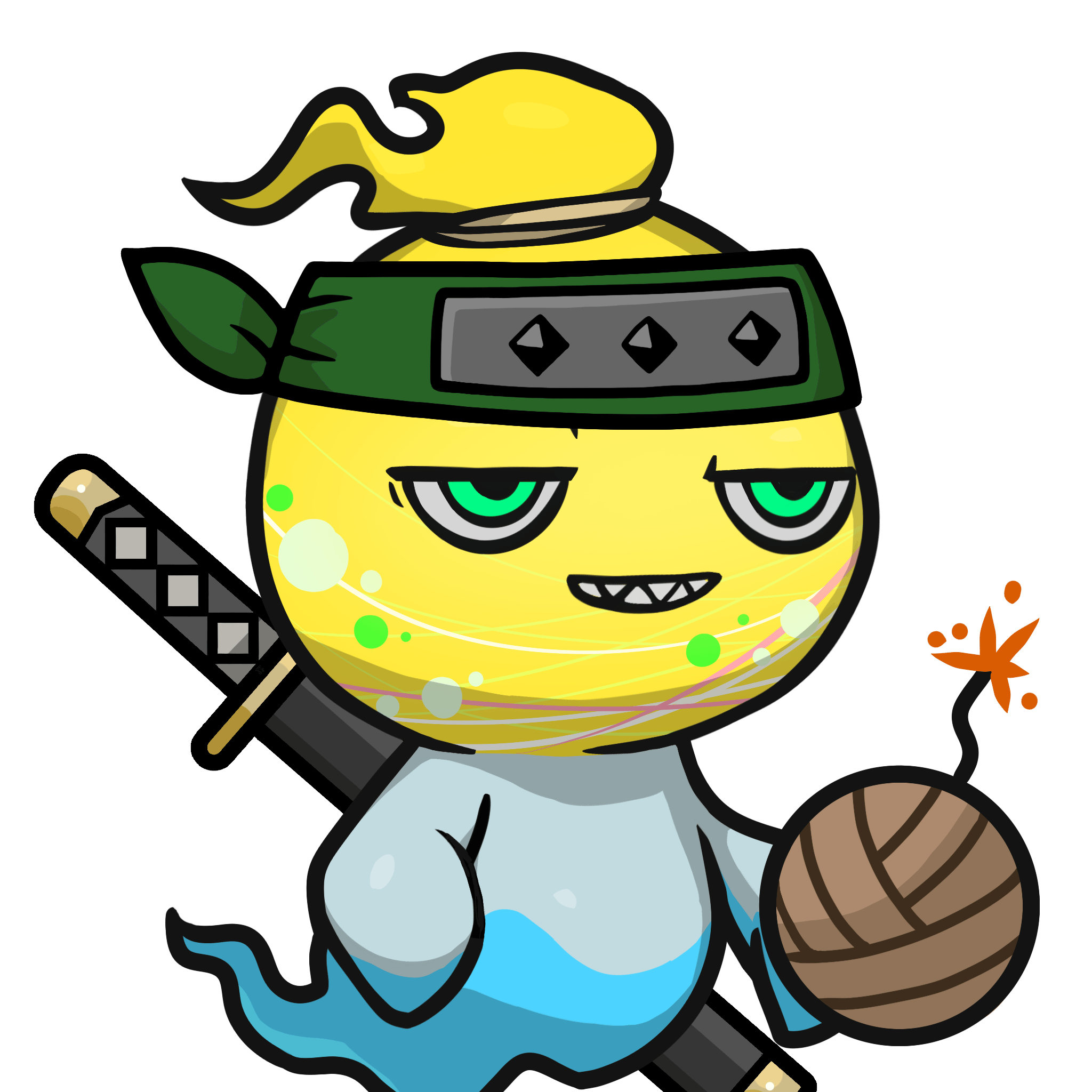 Mitama-Water balloon yo-yo(yellow) #10835