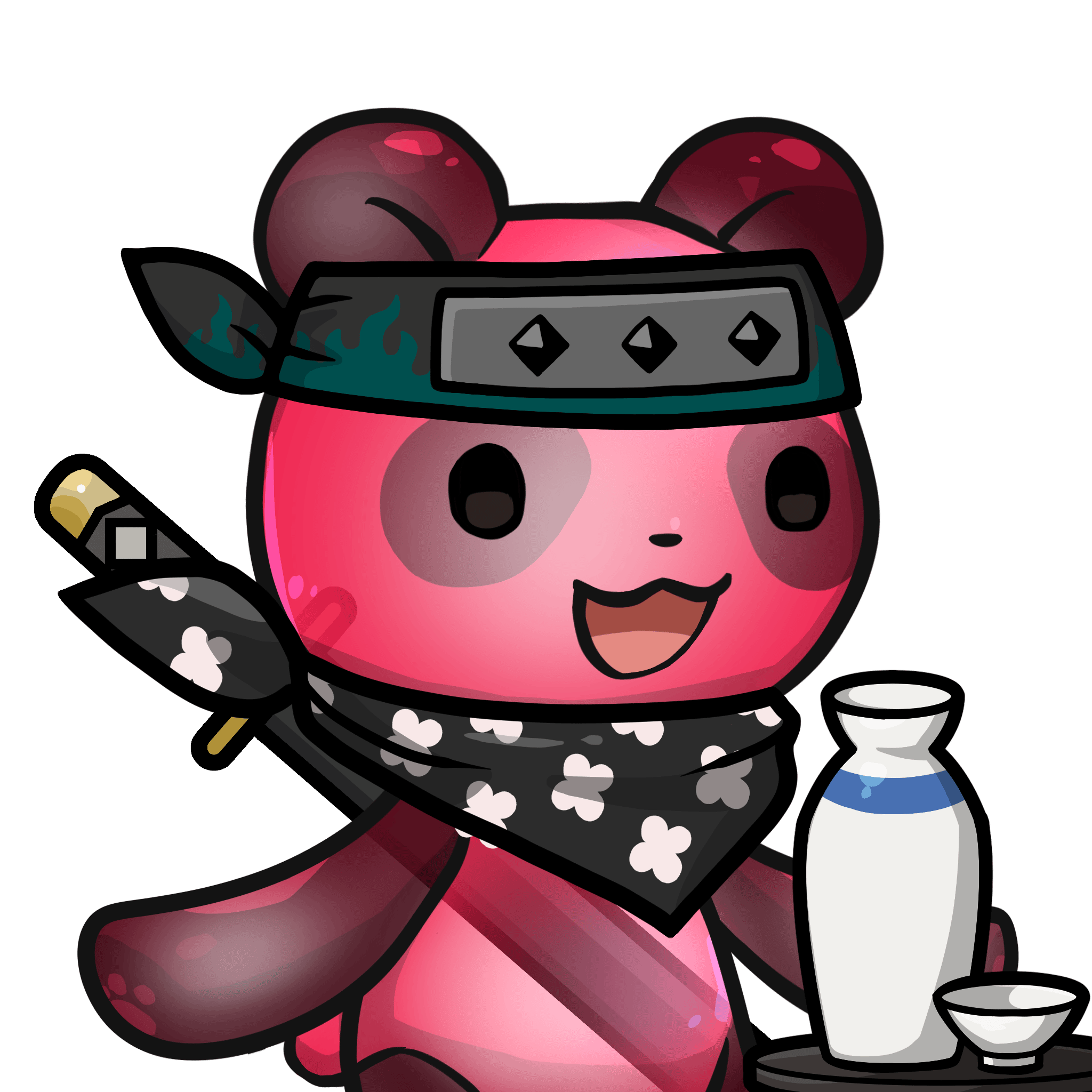 Leelee-Gummypanda-strawberry #10932