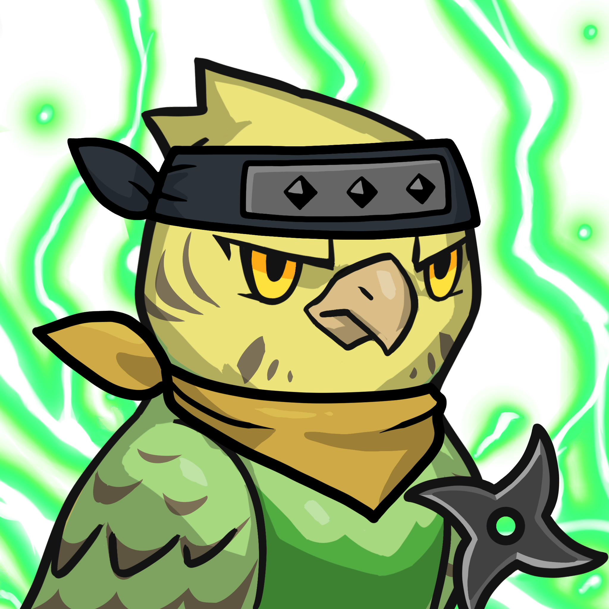 Narukami-Yellow budgie #11028