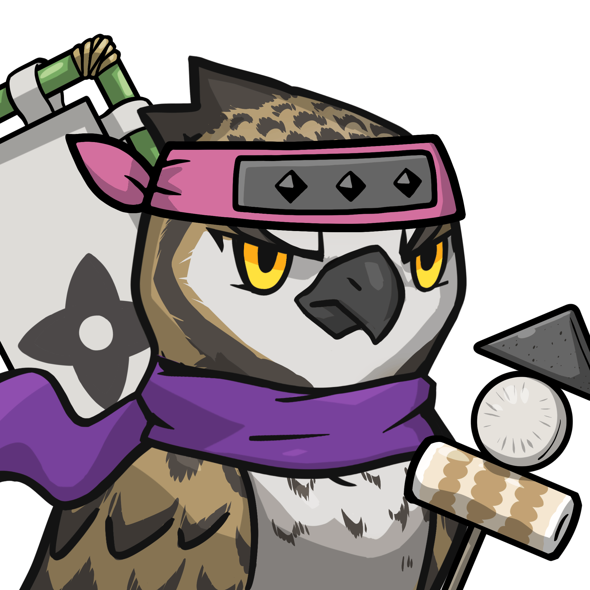 Narukami-Horned owl #11132