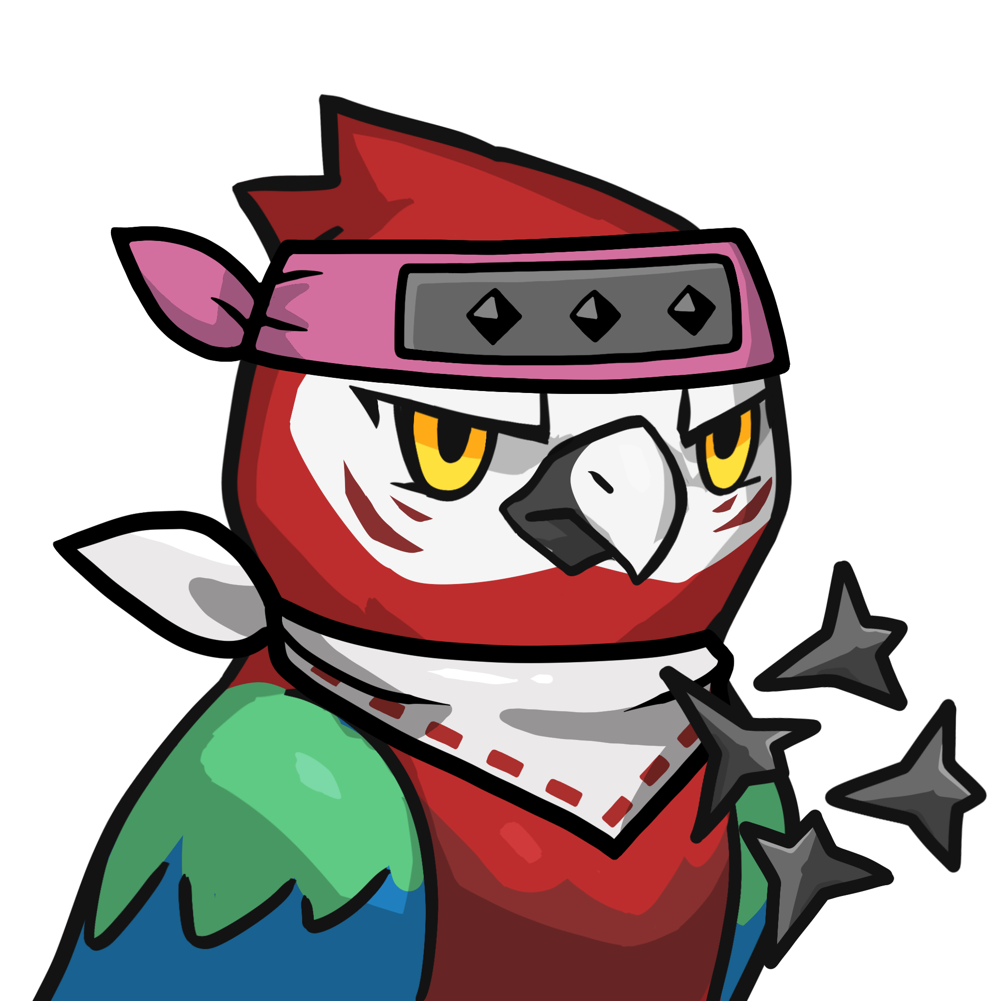 Narukami-Scarlet macaw #11420