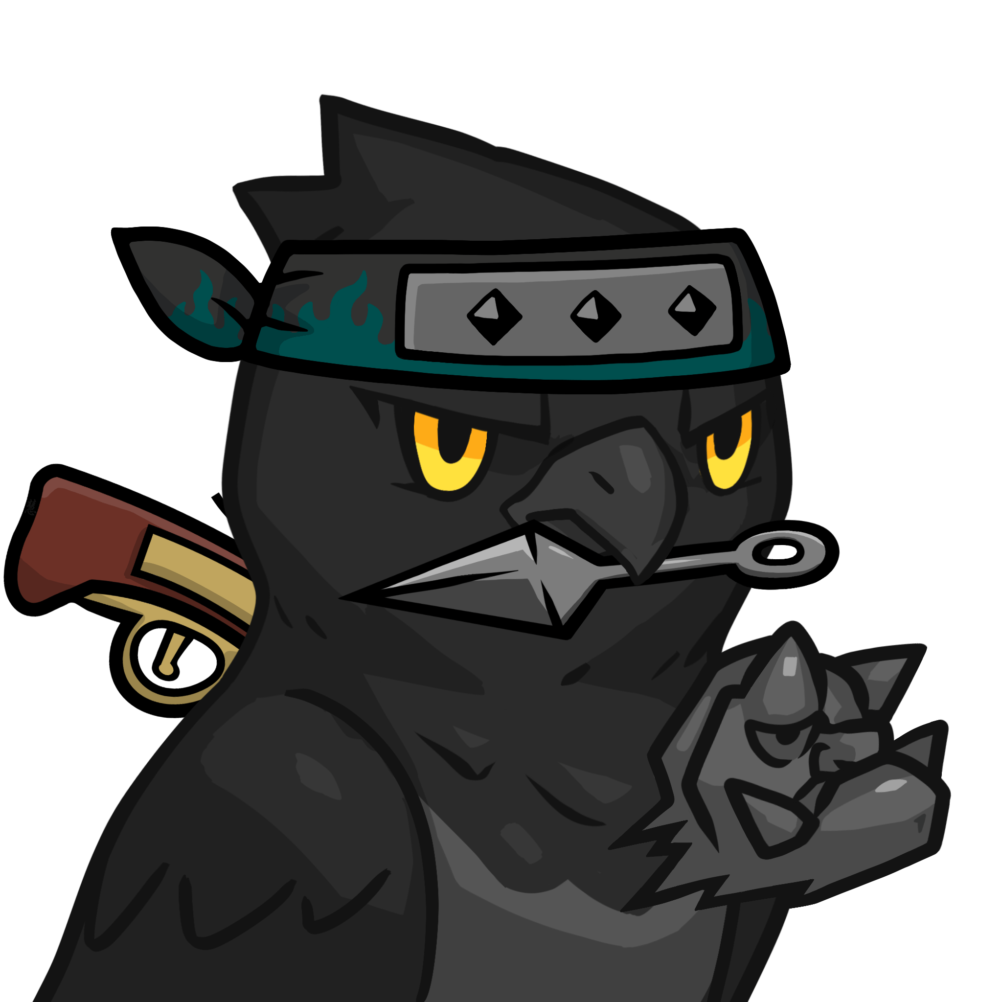 Narukami-Crow(kunai) #11604