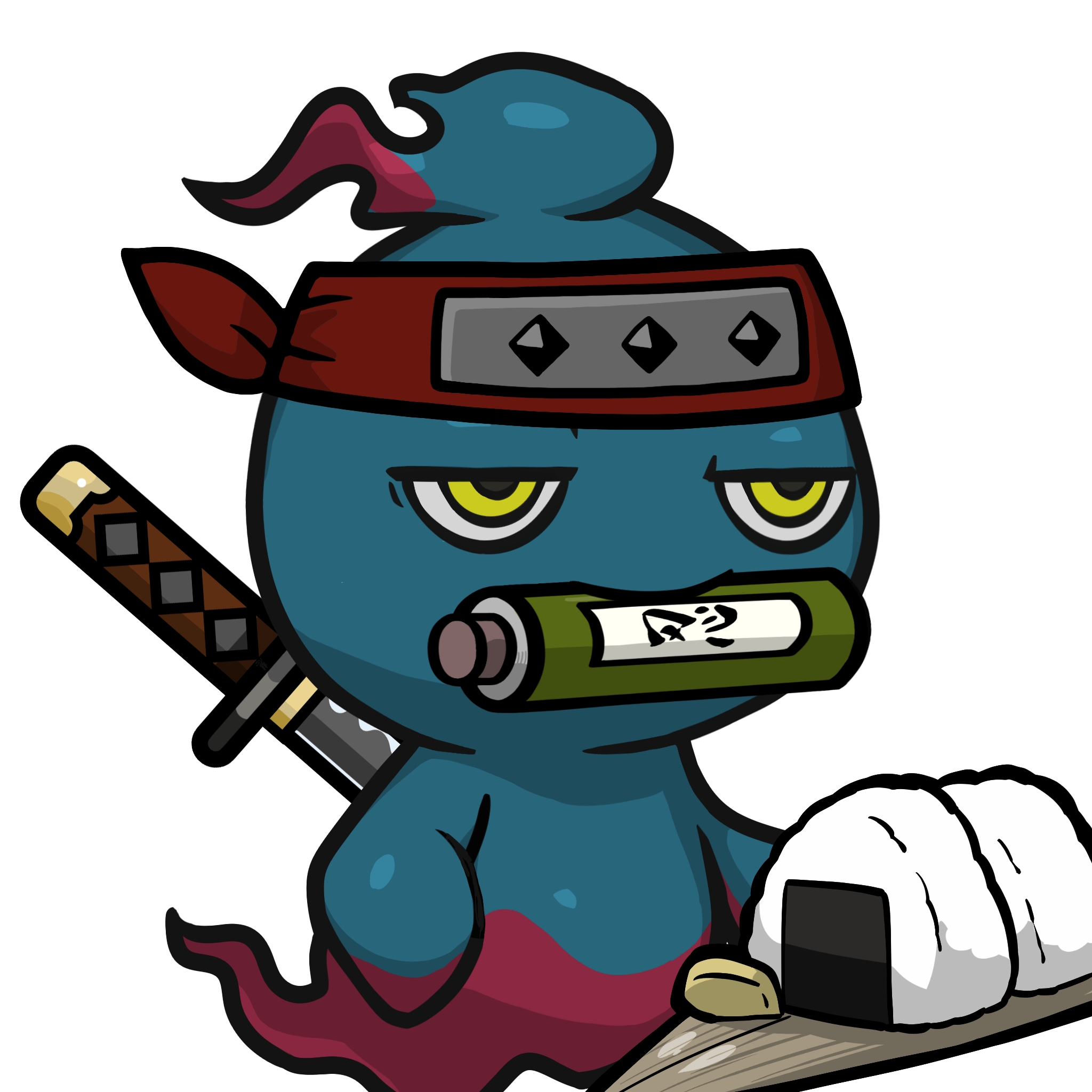 Mitama-Darkblue(scroll) #11910