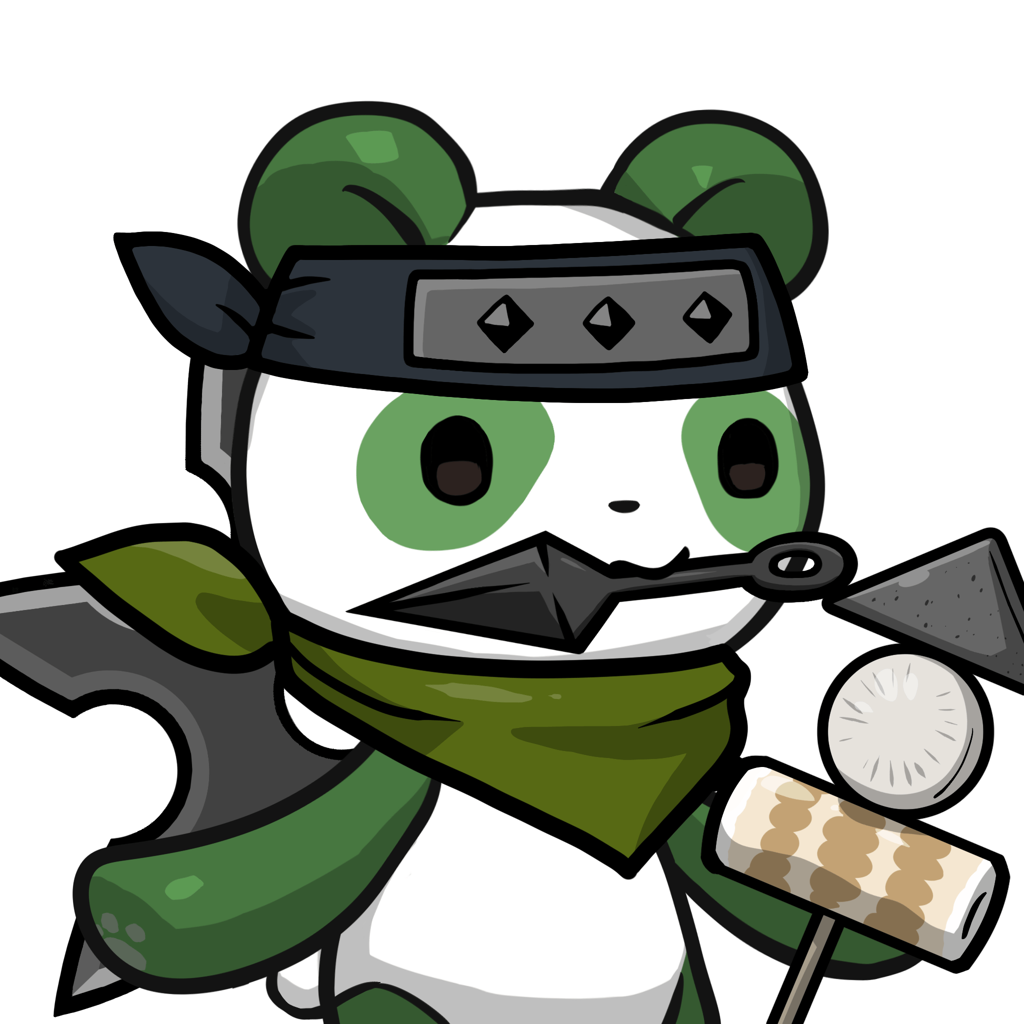 Leelee-Green(kunai) #12221