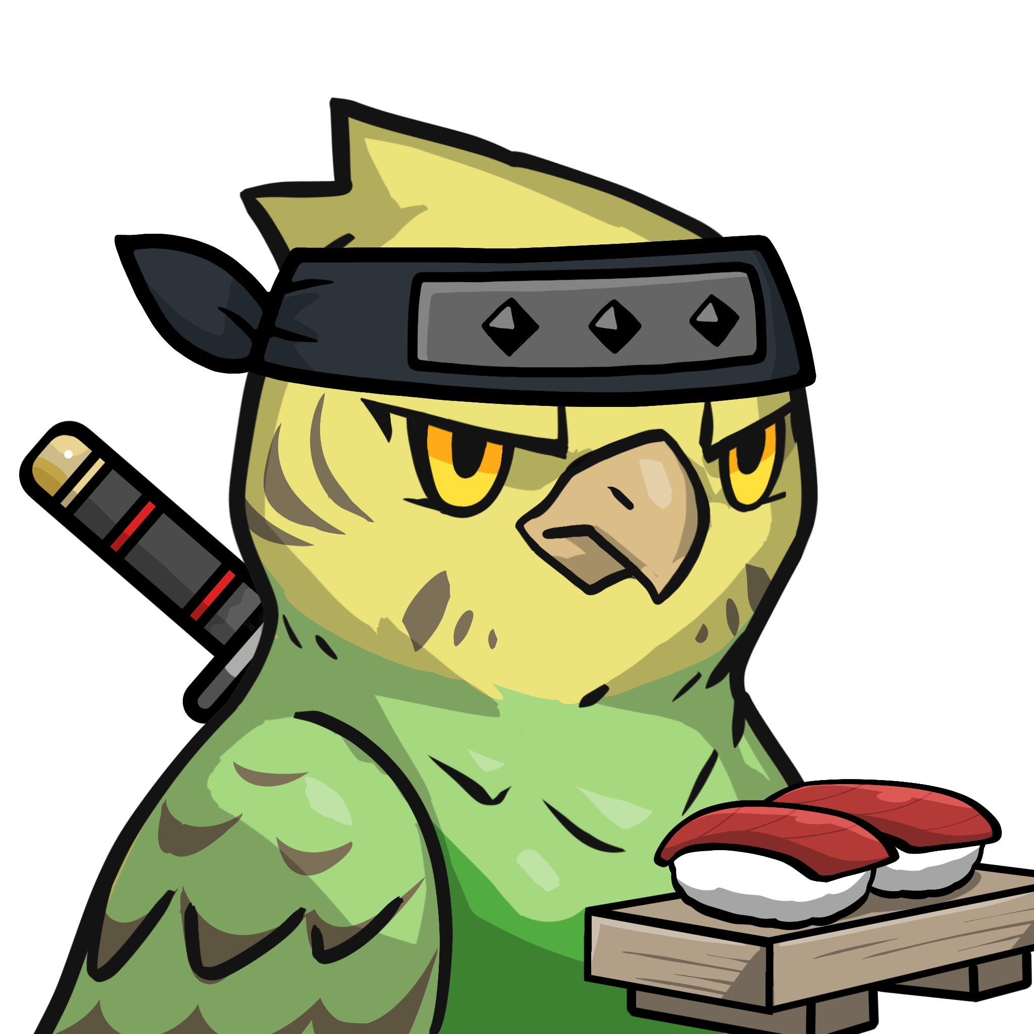 Narukami-Yellow budgie #12509