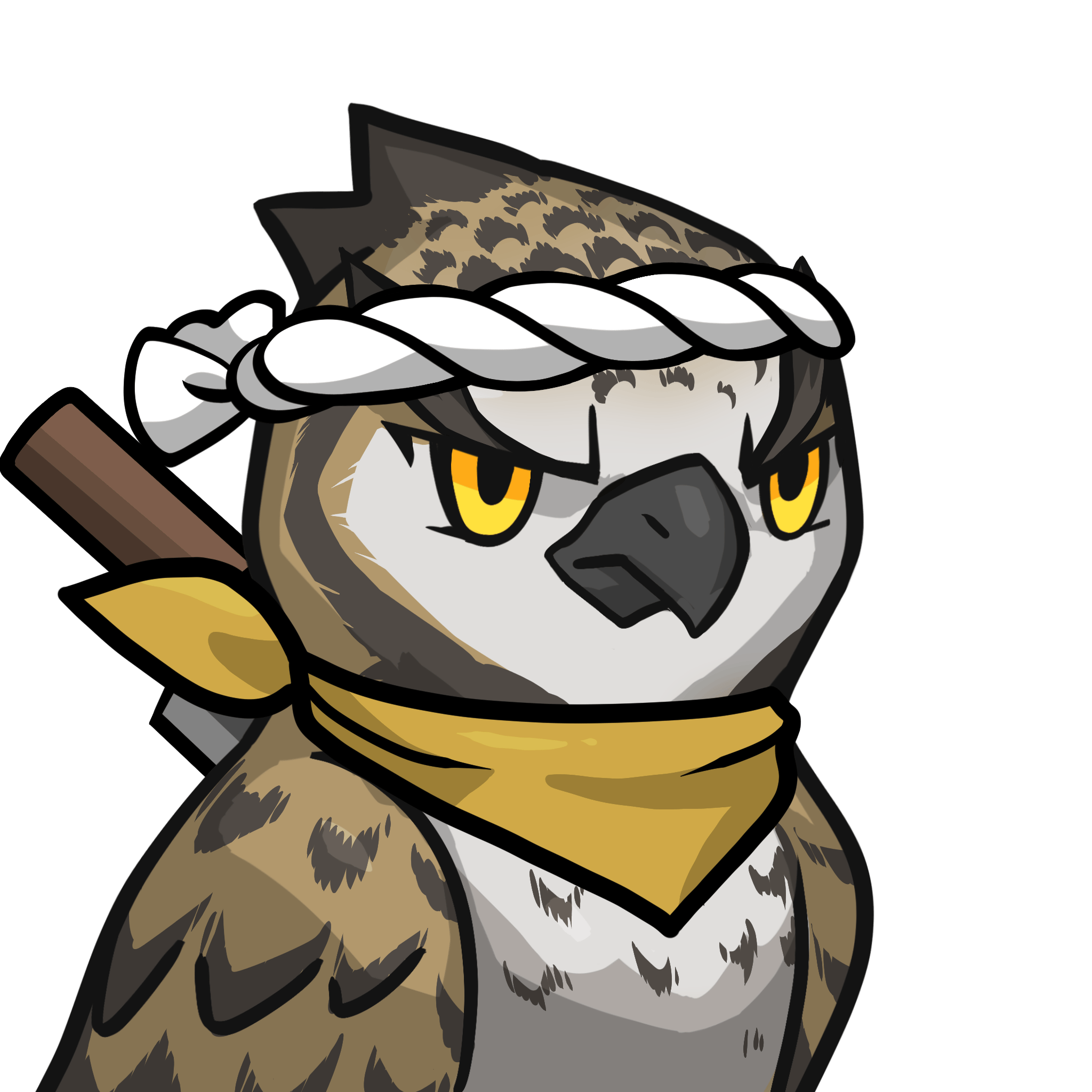 ［Locked］Narukami-Horned owl #12521