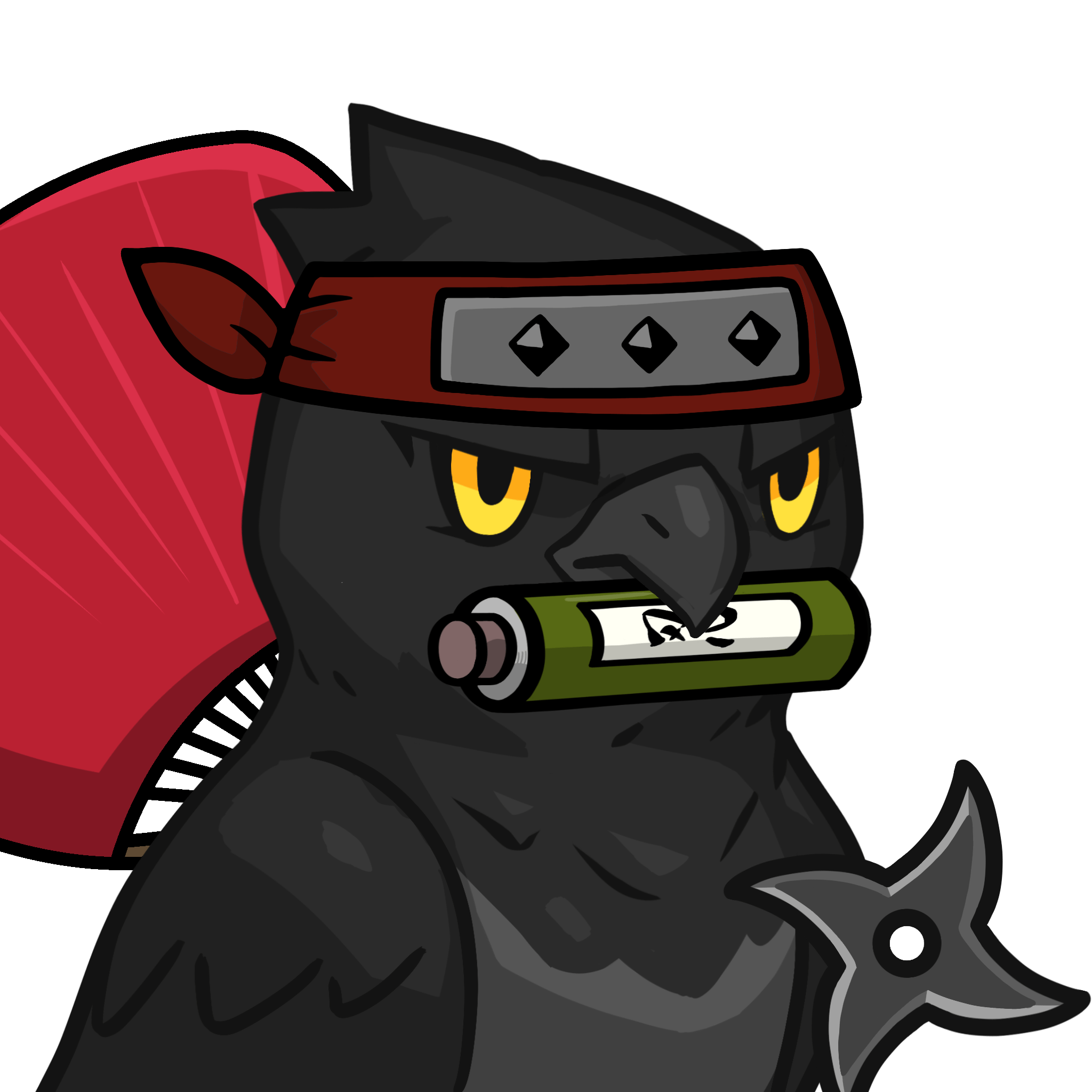 Narukami-Crow(scroll) #12532