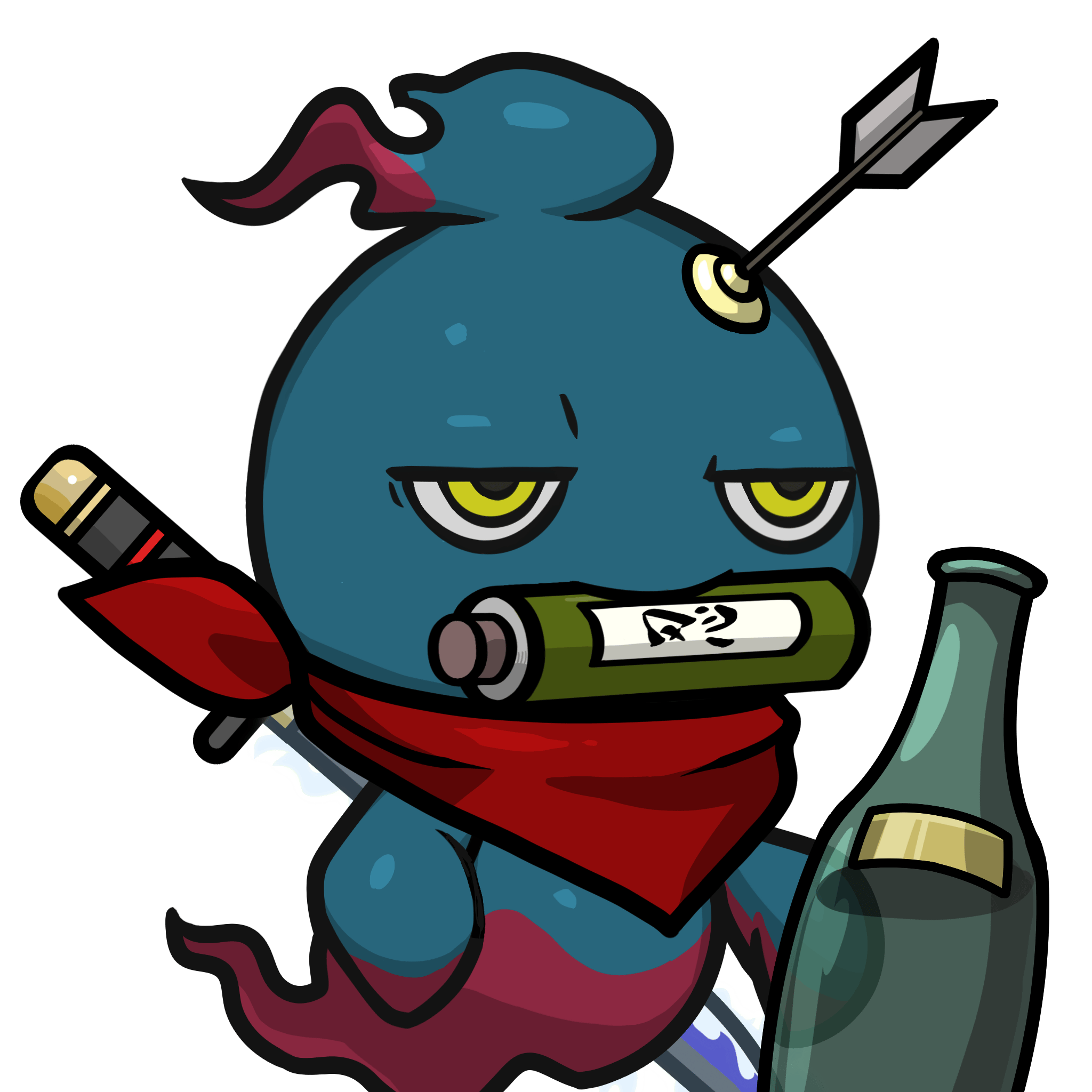 Mitama-Darkblue(scroll) #12549